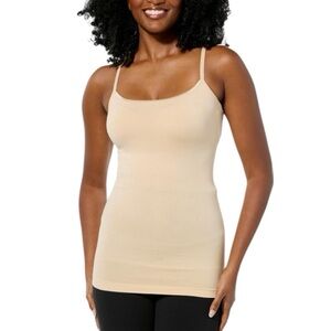 Yummie Frappe Nude Convertible‎ Seamless Shaping Cami Tank Top Size M/L